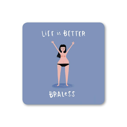 Braless Empowerment Coaster (Pack of 6)