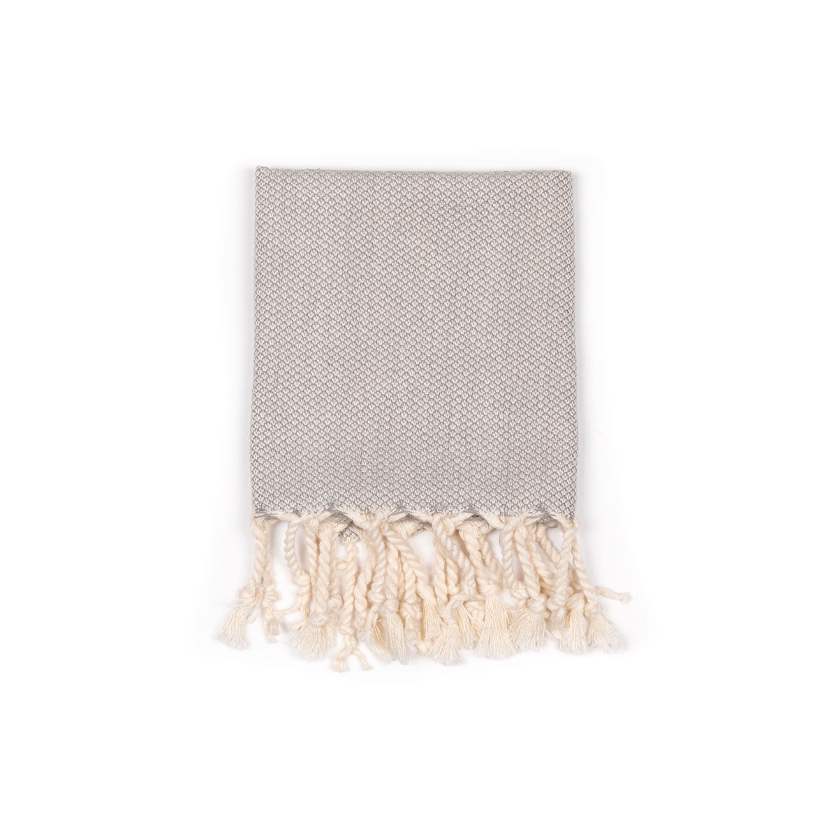 Handwoven Table Linen Peskir Spade | Light Grey