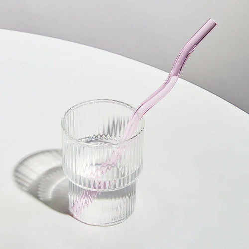 Wavy Glass Straw