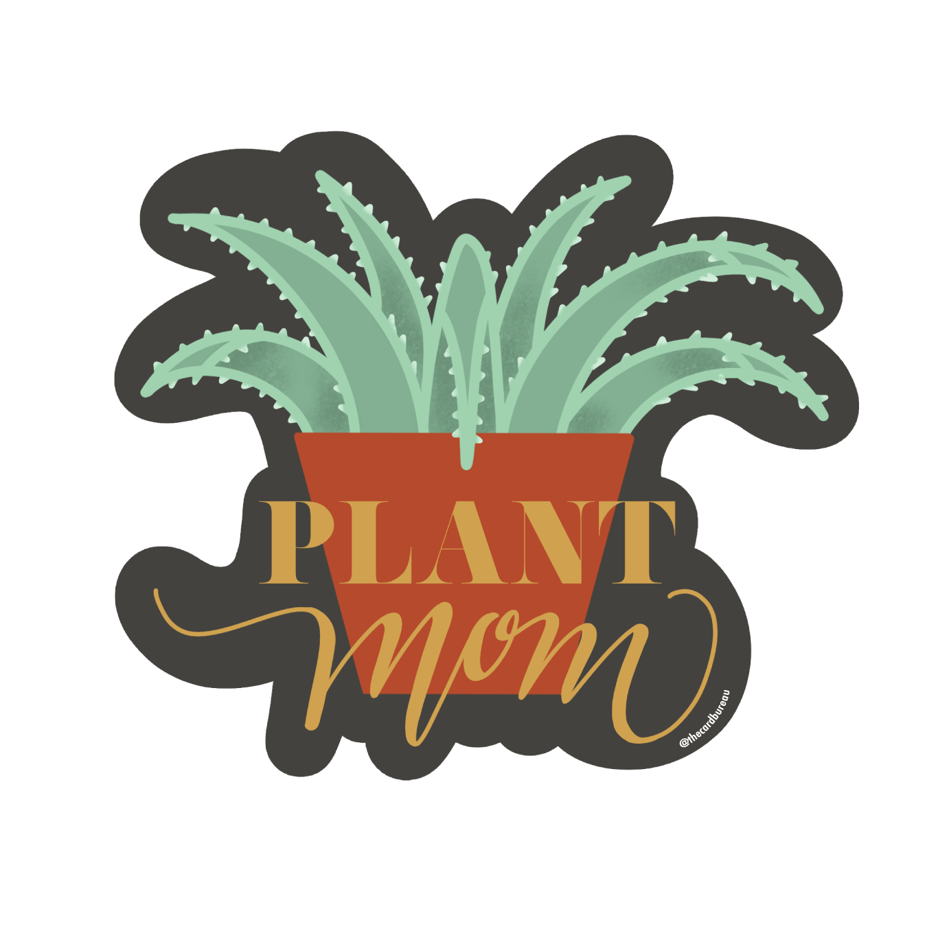 Plant Mom Sticker