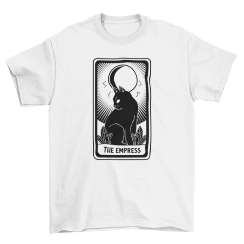 The Empress Tarot Cat T-Shirt