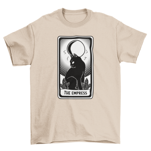 The Empress Tarot Cat T-Shirt