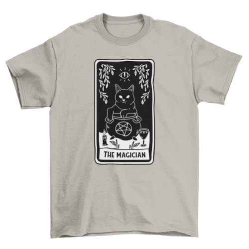 The Magician Tarot Cat T-Shirt