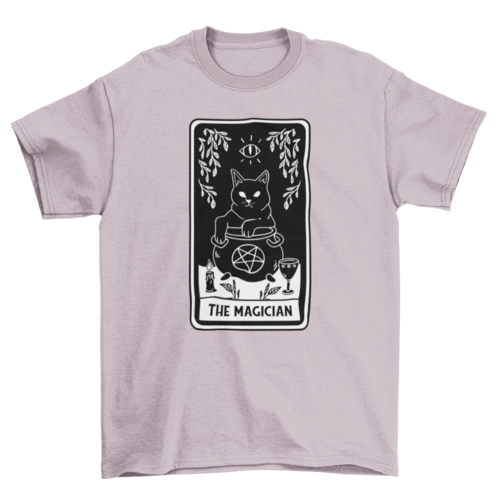 The Magician Tarot Cat T-Shirt