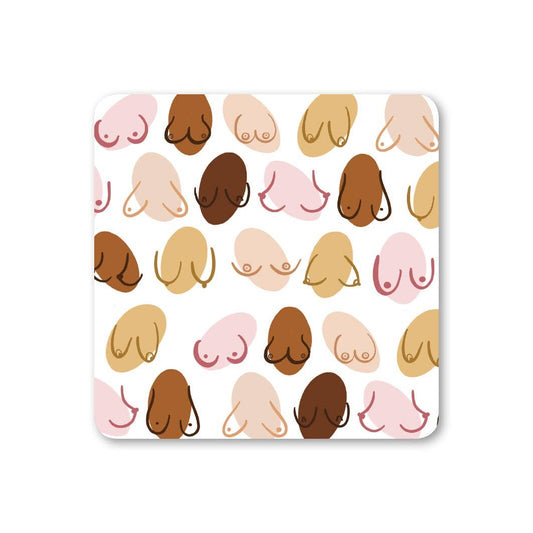 Boobs Feminist Coaster (Pack of 6)