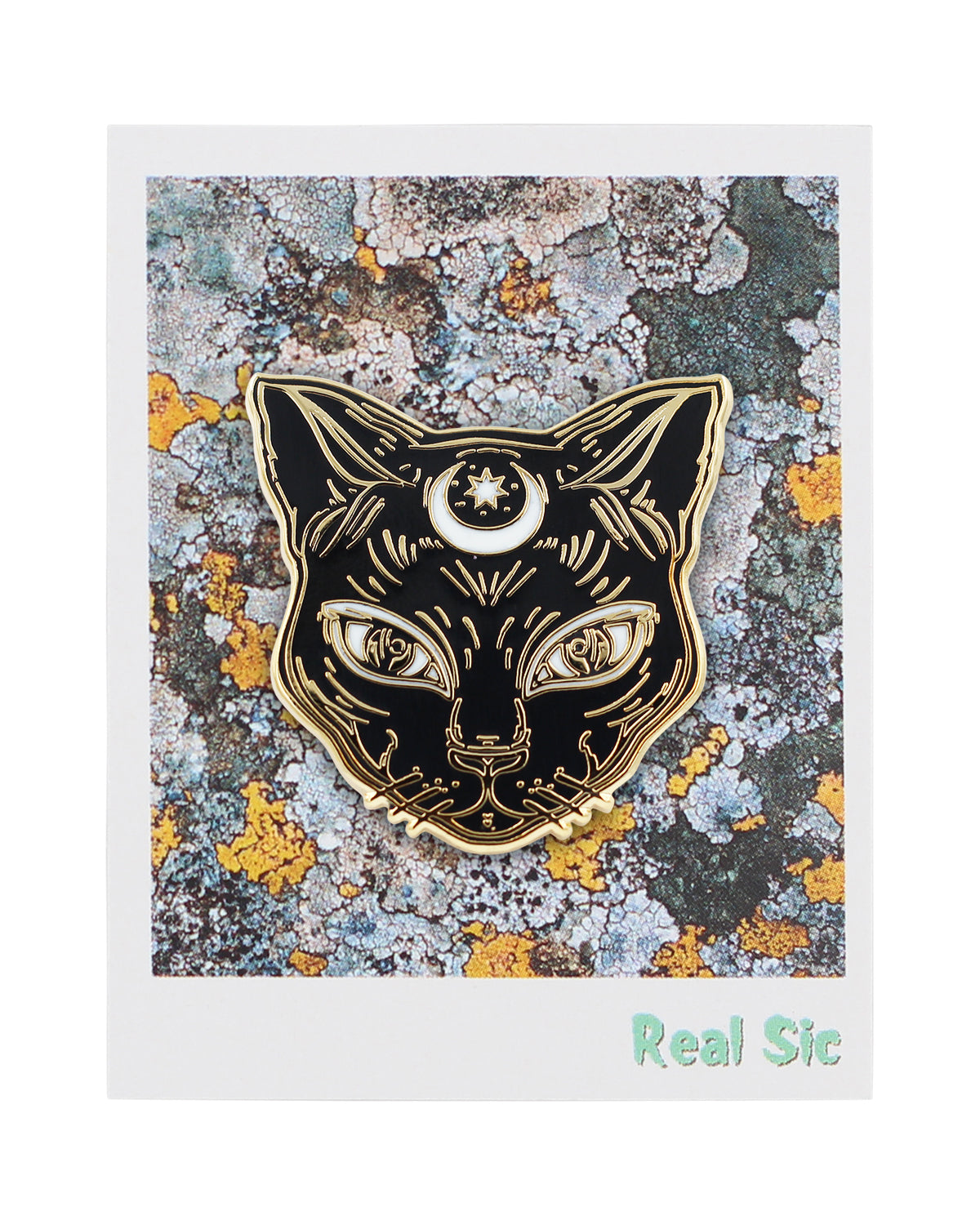 Luna the Black Cat - Enamel Cat Pin