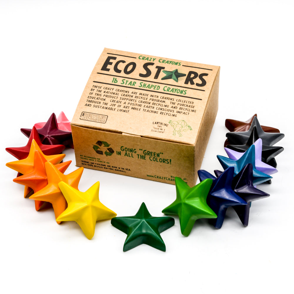 Eco Stars Crayon Set - Box of 16