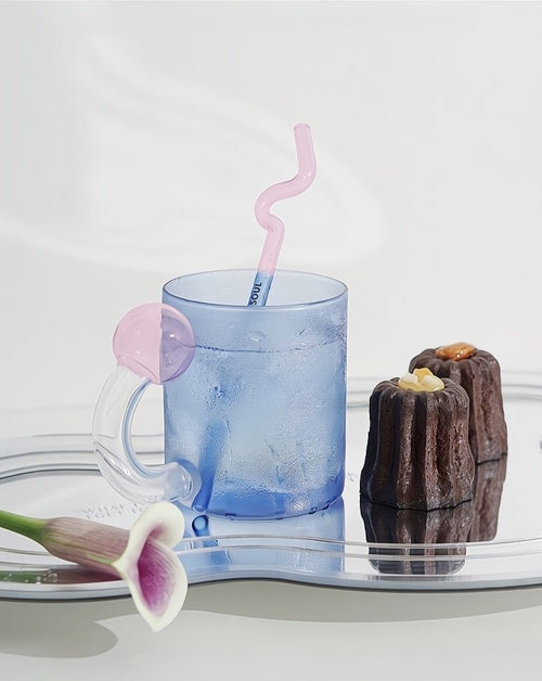 Whimsical Hand Blown Lollipop Mugs