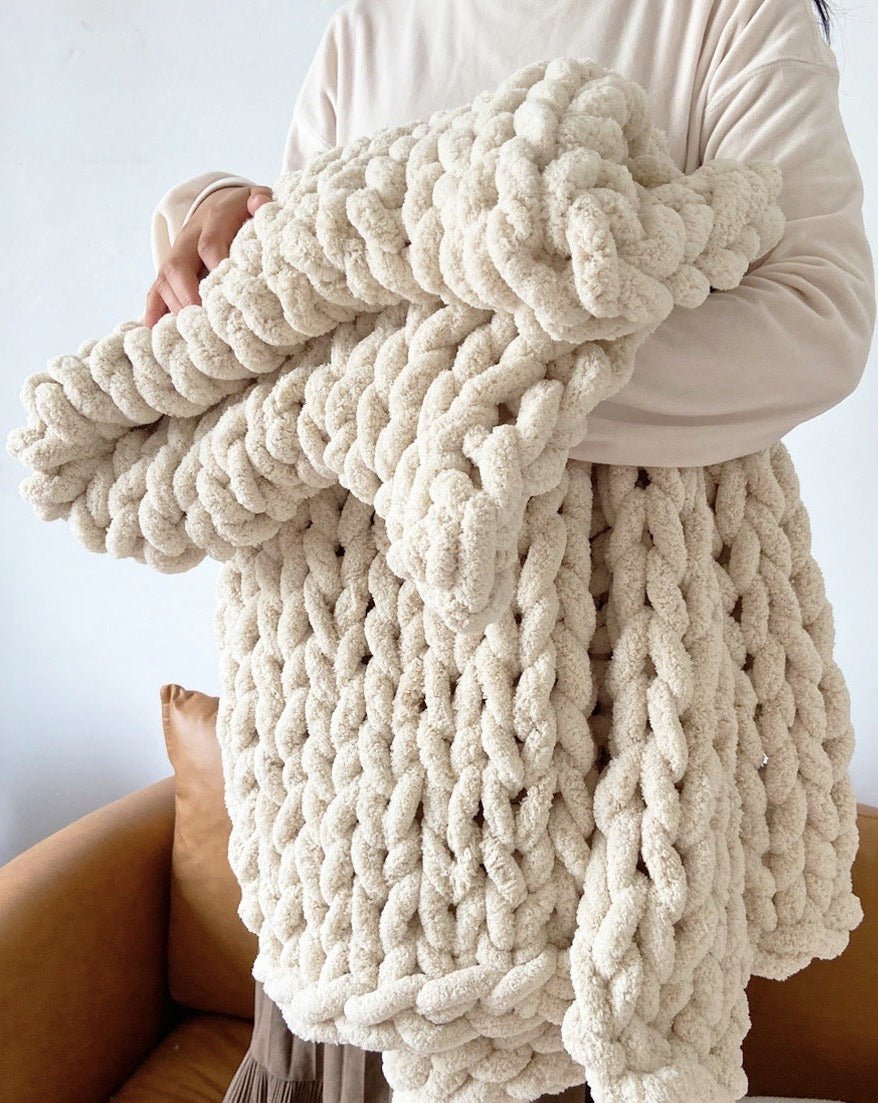 Handmade Chunky Throw Blanket