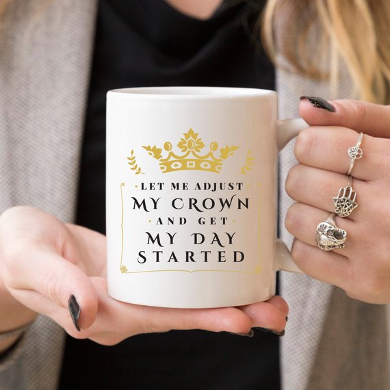 Let Me Adjust My Crown Feminist Mug