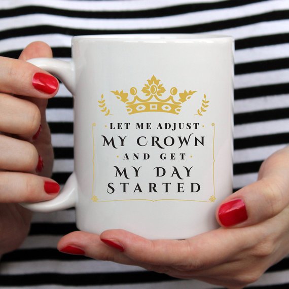 Let Me Adjust My Crown Feminist Mug