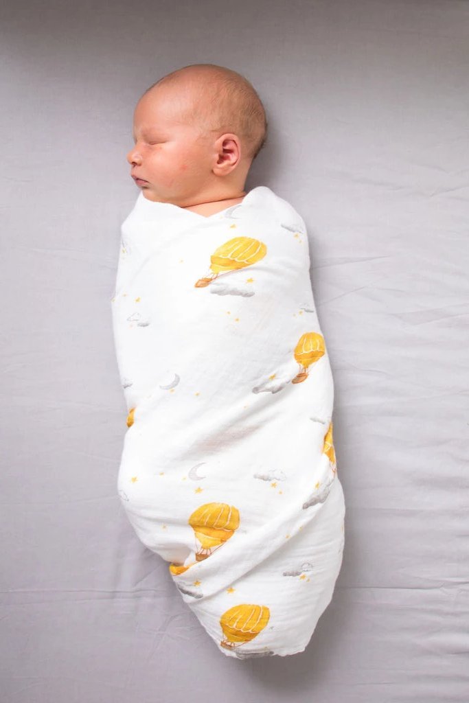 Organic Swaddle Set - Fly Me To The Moon