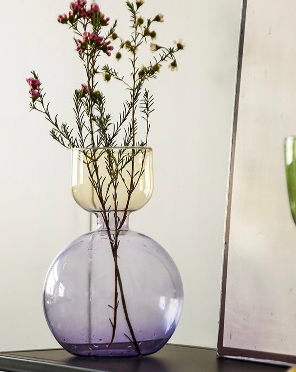 Modern Handblown Glass Vase