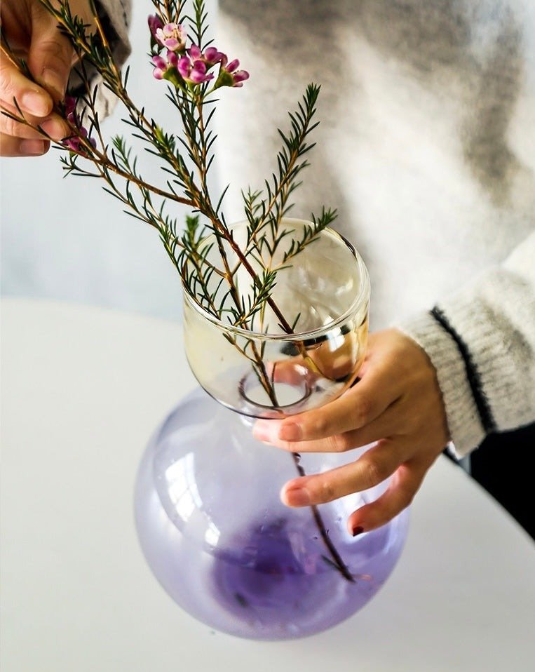 Modern Handblown Glass Vase