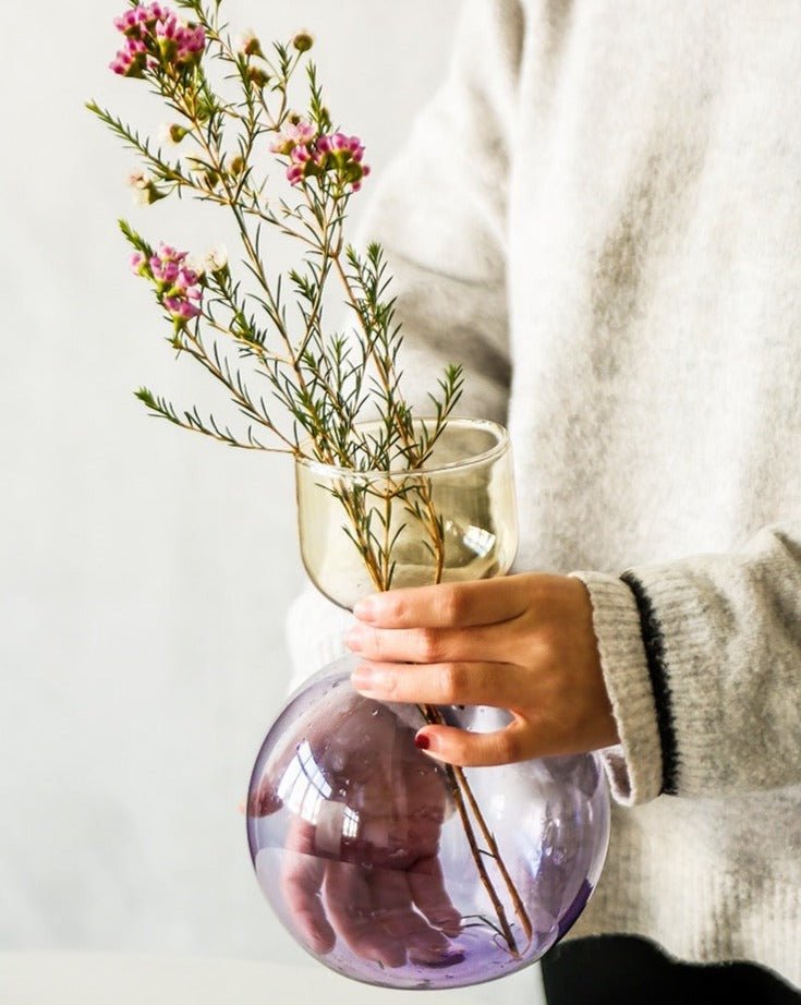 Modern Handblown Glass Vase