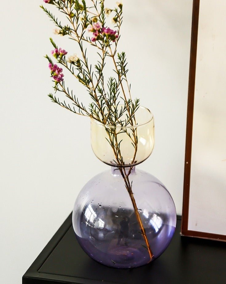 Modern Handblown Glass Vase