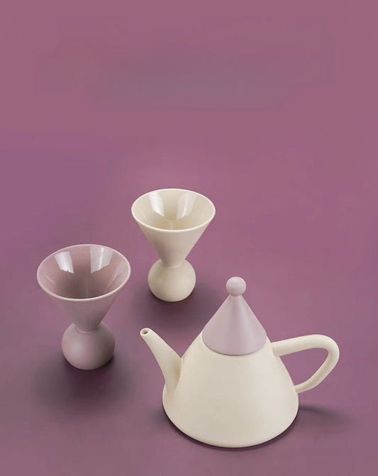 Morandi Ceramic Tea Set - Nordic Handmade