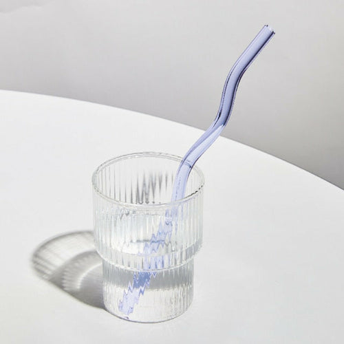 Wavy Glass Straw