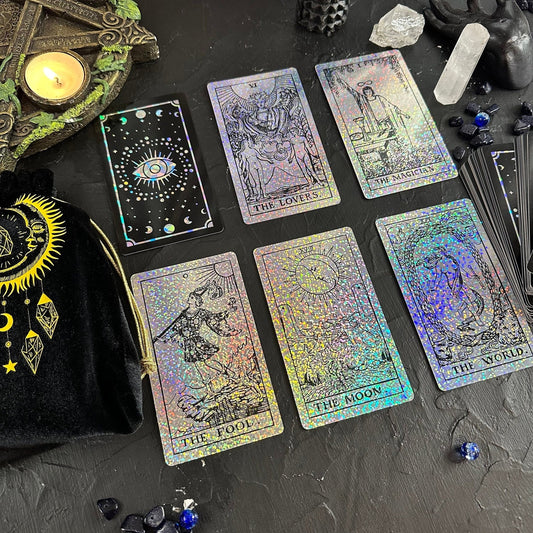 the Rider Waite Holographic Tarot Deck