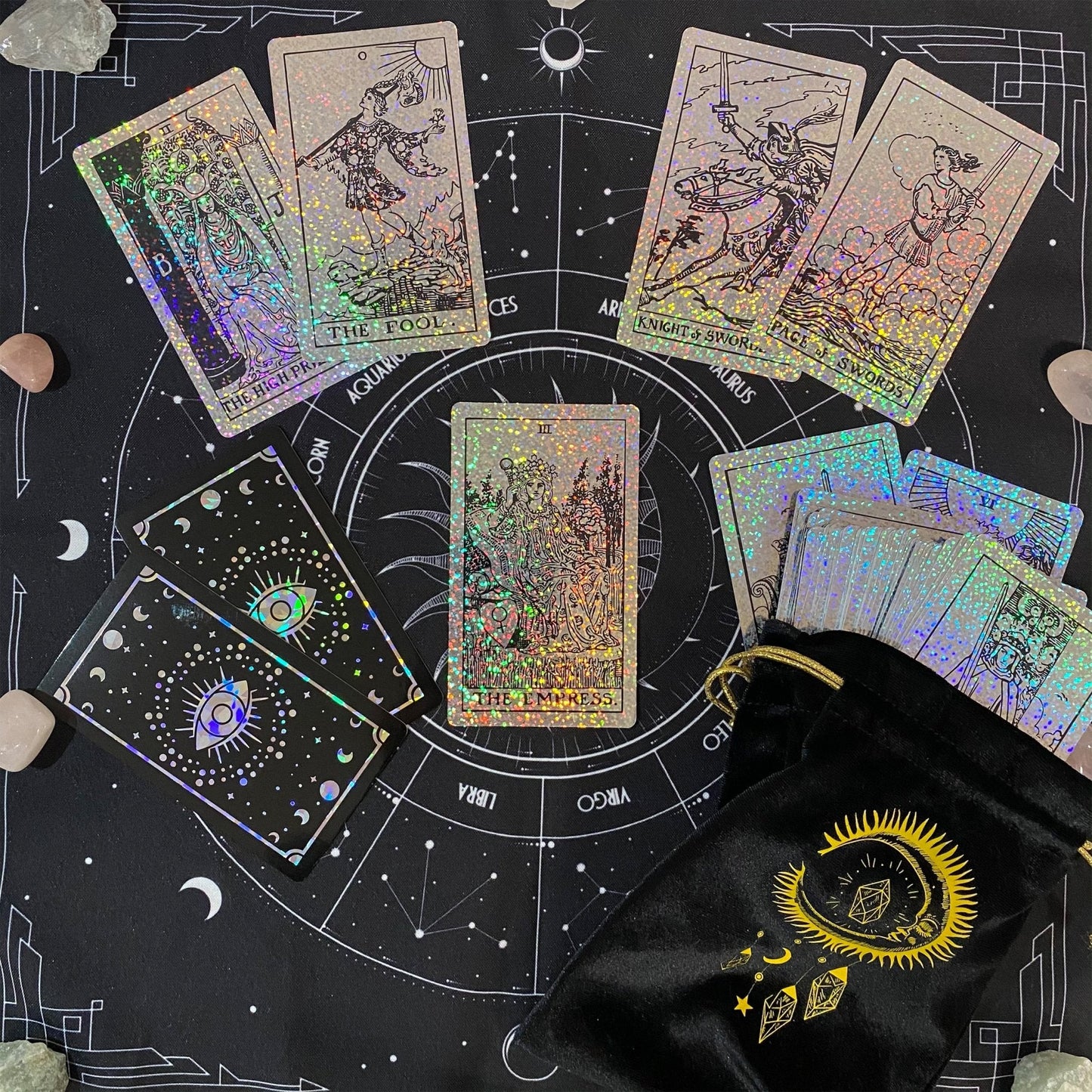 the Rider Waite Holographic Tarot Deck